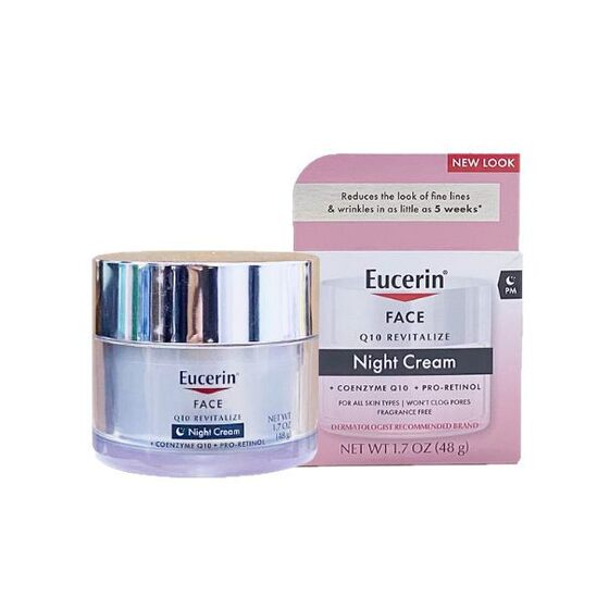 Cross-Border Spot Supply of Eucerin Q10Anti-Wrinkle Face Cream Day Cream and Night Cream
