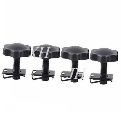Motorcycle Retro Modification Accessories Universal Harley Modification Trunk Anti-theft Screw Black Side Box Screw (Dəbilqə (Kaska) aksesuarları) - all-black-4-pieces