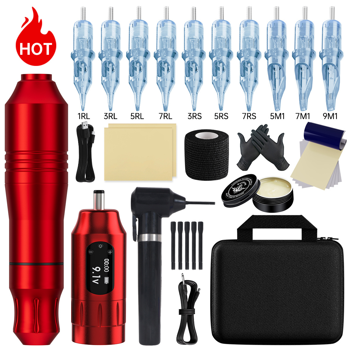 Traje de tatuaje transfronterizo equipo principiante conjunto completo línea de corte niebla tatuaje herramienta máquina de tatuaje traje ventas directas de fábrica