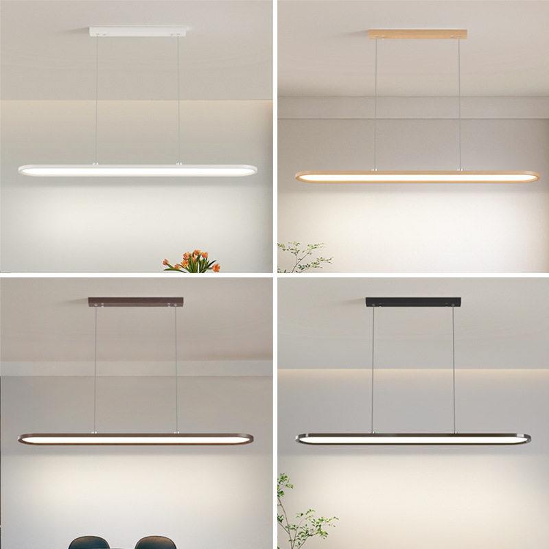 Lámpara de restaurante Daguanyuan, estilo nórdico, moderno, minimalista, ultrafino, nuevo accesorio de iluminación con protección para los ojos, lámpara para mesa de comedor, estudio, bar, 115L