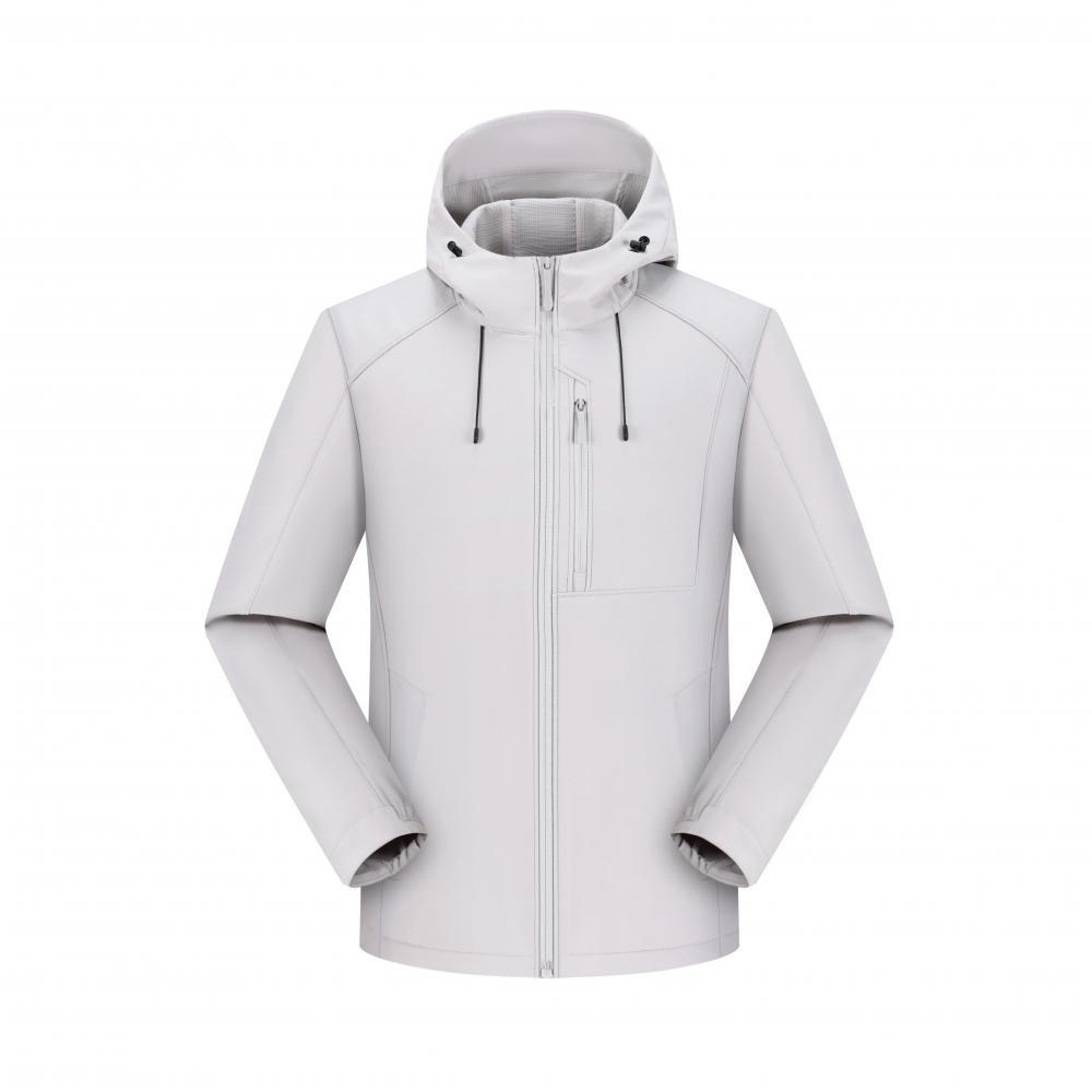Chaqueta Softshell con Capucha para Hombre de Poliéster, Impermeable y Cortavientos, con Forro Térmico