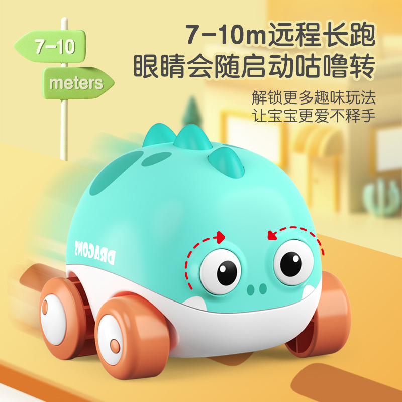 Transfronterizo Baño de Niños de cuerda de relojería animal Tire hacia atrás coche anfibio dinosaurio inercia coche bebé baño juguetes de agua