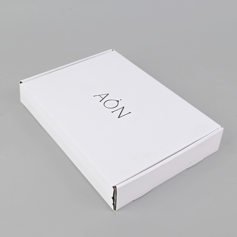 撕拉瓦楞纸盒特硬免胶纸箱印logo彩色服装包装盒定做小批量