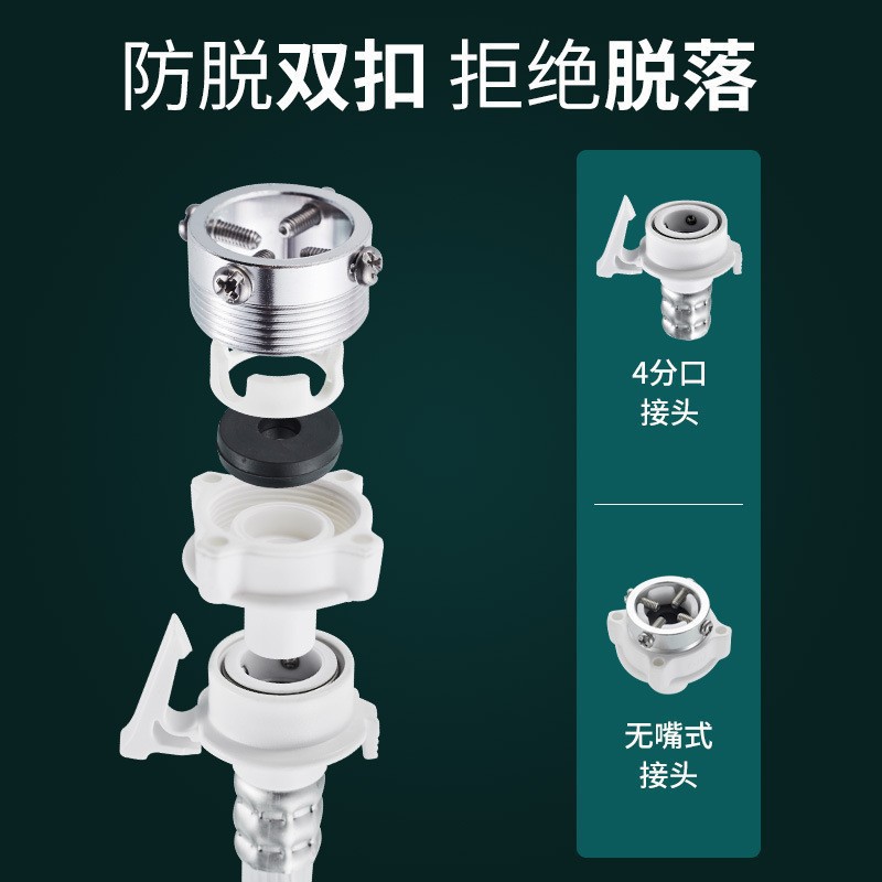 Universal Extended Water Supply Hose Connector for Automatic Washing Machine