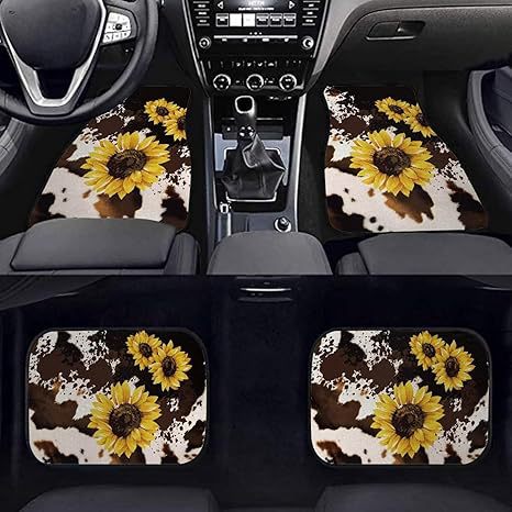 Temu Cross-Border Nordic Retro Car Floor Mats, Stain-Resistant and Wear-Resistant Four-Piece Set, Stain-Resistant Mats, Amazon Floor Mats Available for Wholesale