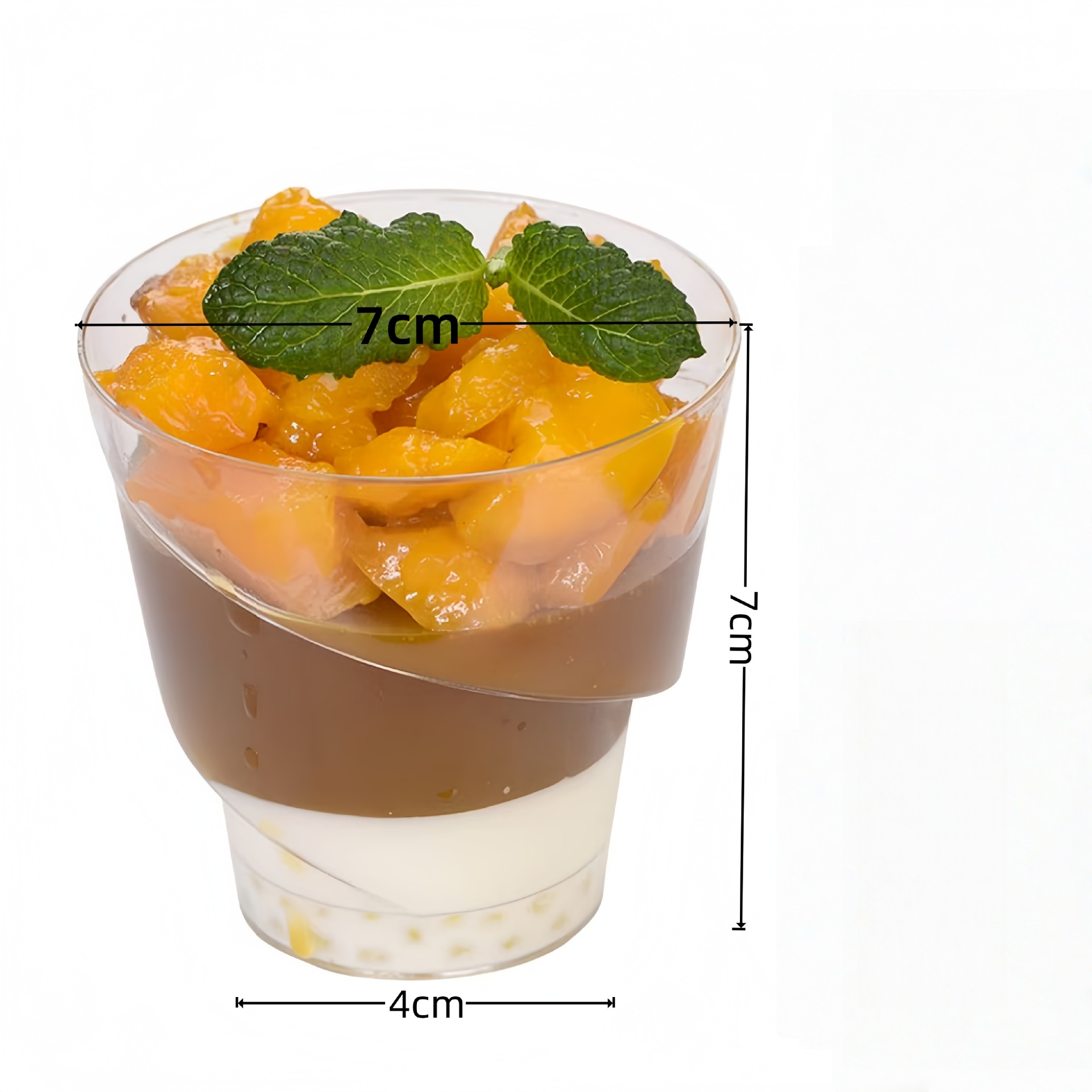 Vaso Desechable de Plástico para Mousse de Plástico PS Desechable para Postres y Repostería image 92