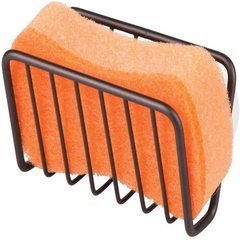 Hole-free sponge storage rack sink dishwashing sponges scrubber bowl cloth draining basket kitchen