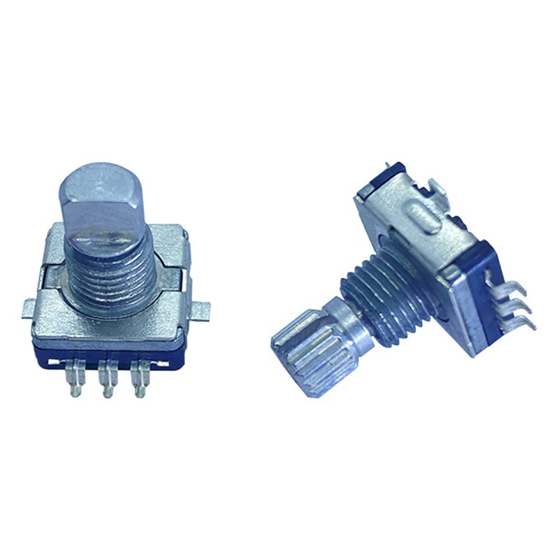 Патч поворотного энкодера EC11, термостойкий Инкрементальный поворотный переключатель с резьбовым цифровым потенциометром 20 бит