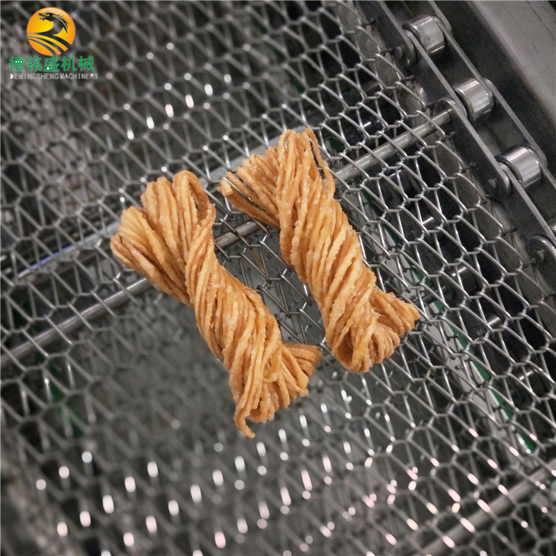 黄金十公分小馓子油炸线 电加热金丝馓子油炸机