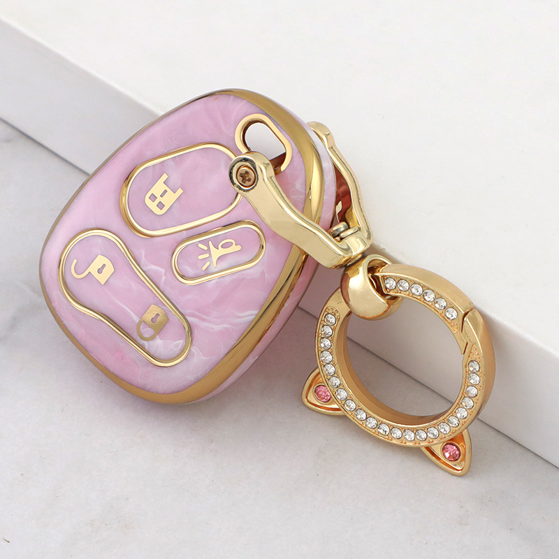 복숭아꽃가루 + 고양이귀걸이