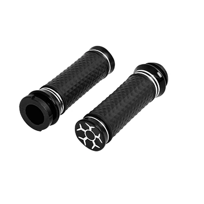 Motorcycle Aluminum Alloy Handle Cover Suitable for Harley Touring Street Glide Road King Softail Fls Motorcycle Handle (Motorcycle Handle Cover) - electronic-valve-black
