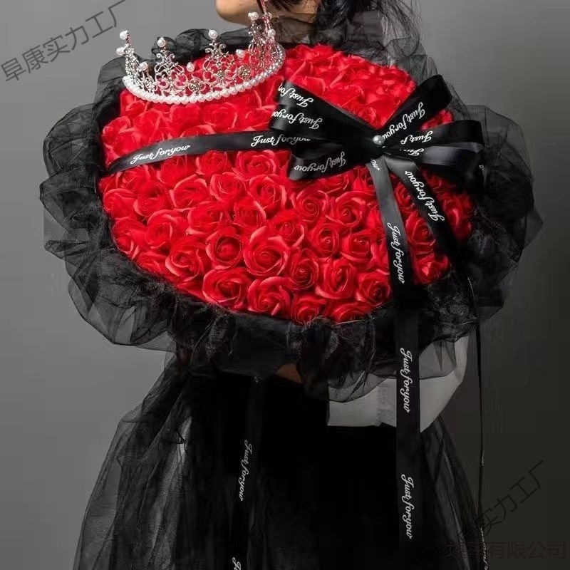 バラの花束、バレンタインデー、大晦日、ガールフレンドの誕生日、ロマンチックな石鹸、プリザーブドフラワー|undefined
