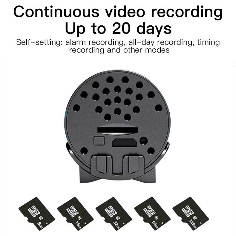 Mini Smart Camera HD X5 A9, 1080P WiFi Indoor Plug‑In, Remote View Motion Alert