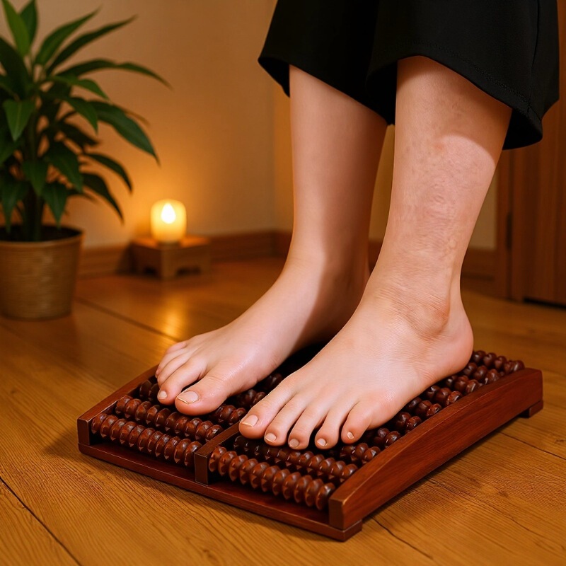 Factory Direct Sales Solid Wood Foot Massager Wooden Roller Foot Acupoint Leg Roller Ball Home Foot Therapy Factory Direct Sales Solid Wood Foot Massager Wooden Roller Foot Acupoint Leg Roller Ball Home Foot Therapy