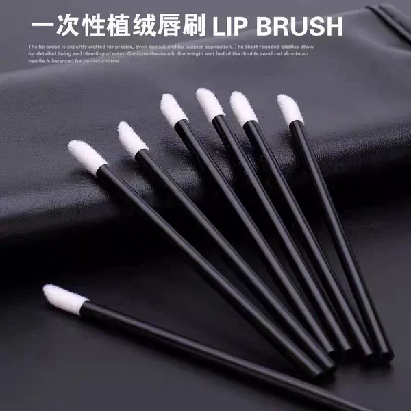 Factory Direct disposable makeup brush transparent lip gloss brush lip brush small lip brush makeup tool in stock
