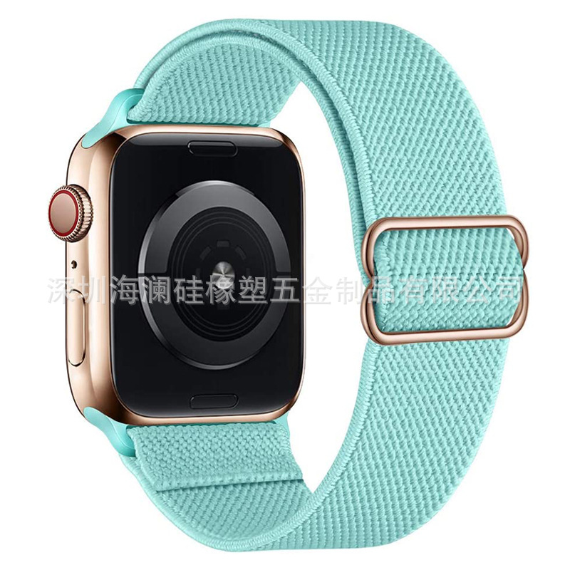 Adecuado para Apple correa de reloj iwatch8 Apple correa de reloj hebilla elástica correa de reloj de nylon