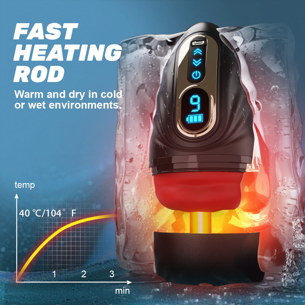 APP Remote Control Heating/thermostatic Trainer Dormitory Masturbator Men's Silicone Masturbator New_voghion.com