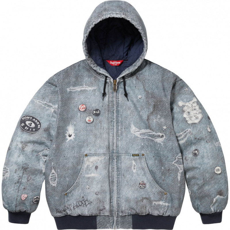 高版本supreme25SS 潮牌HOODED SWEATSHIRT 大LOGO加绒帽衫卫衣|undefined