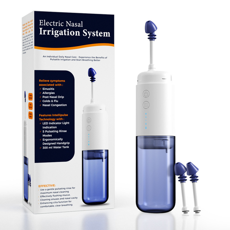 Cross-border new nasal irrigation system sinus irrigator electric nasal irrigator nasal irrigator to relieve sinus discomfort Cross-border new nasal irrigation system sinus irrigator electric nasal irrigator nasal irrigator to relieve sinus discomfort