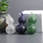 葫芦形彩色福字玻璃配件