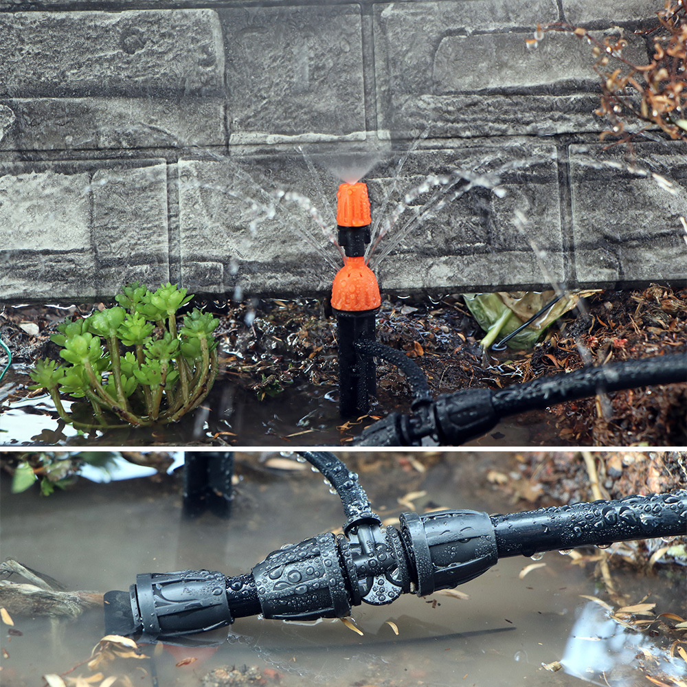 Regador de flores atomizado, boquilla, juego de rociadores ajustable, boquilla de riego de hortalizas en macetas de jardín, artefacto de riego por goteo en aerosol