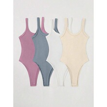S 84270 Sexy Ribbed Bodysuit �W���L�B�w�� �W���羳���R�d