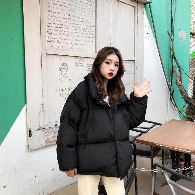 秋冬季面包棉服女学生短款韩版加厚外套宽松百搭BF原宿风棉袄棉衣|undefined