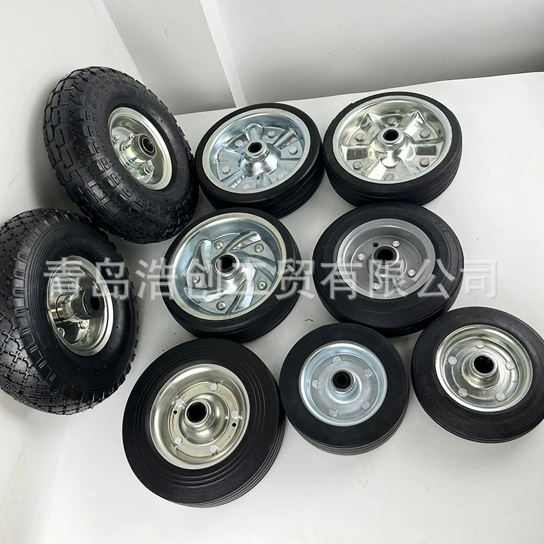 6-дюймовый 8-дюймовый 10-дюймовый цельнолитый прицеп с зажимной направляющей колесо домкрат колесо направляющие колеса