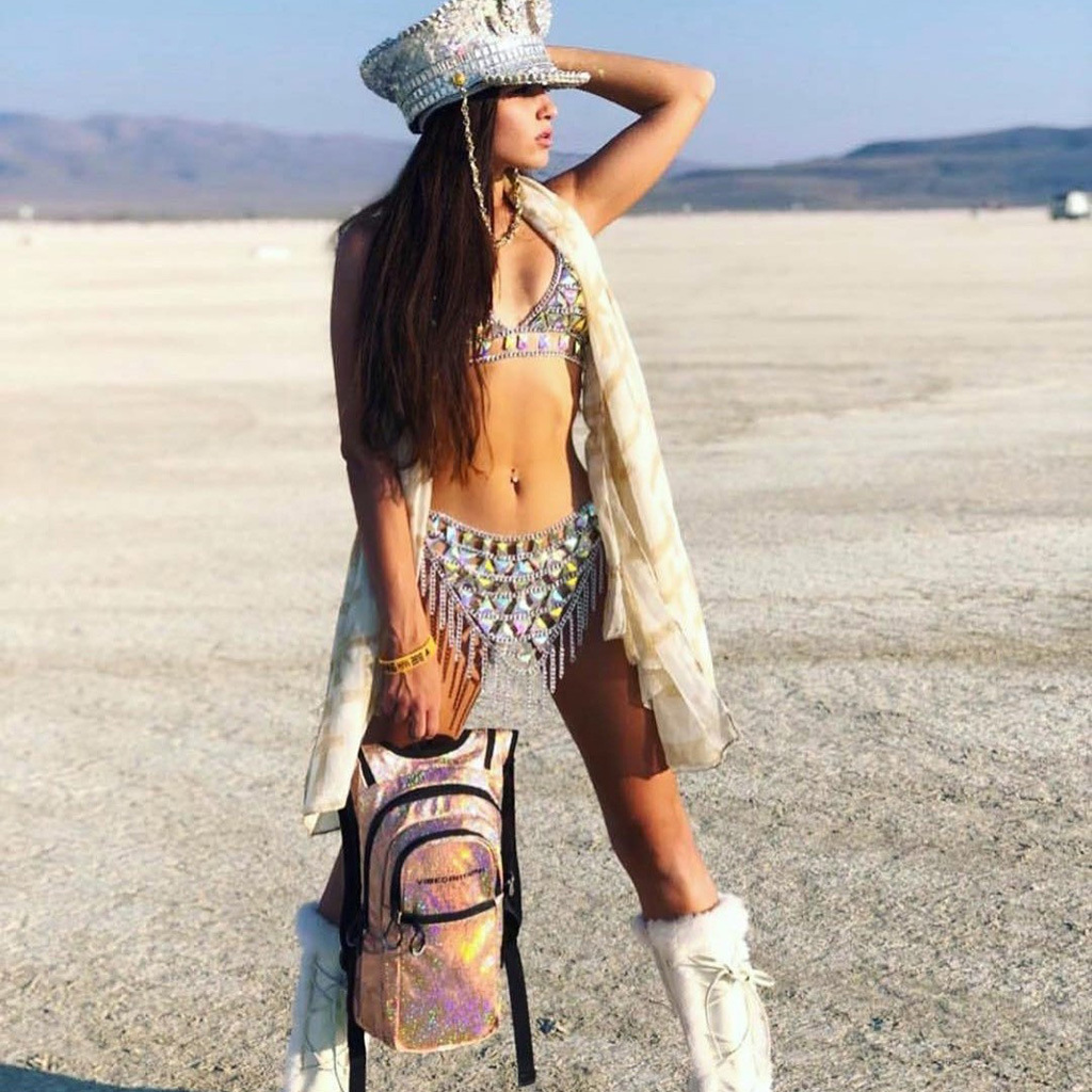 Cadena de Cuerpo Multicapa con Borlas Brillantes para Discoteca, Estilo Europeo y Americano, Joyería para el Pecho, Cadena de Cintura Sexy para Bikini de Playa