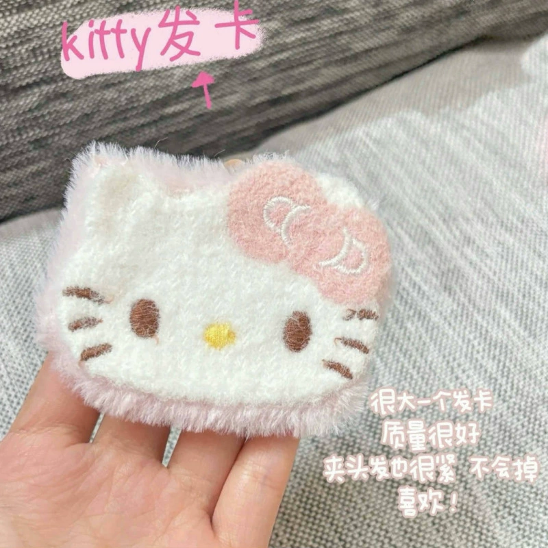 Hello Kitty, мультяшная заколка, милые заколки для умывания лица