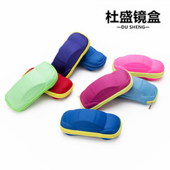 Glasses case, car children's glasses case, zipper case, EVA anti-stress cartoon sunglasses case, factory direct sales