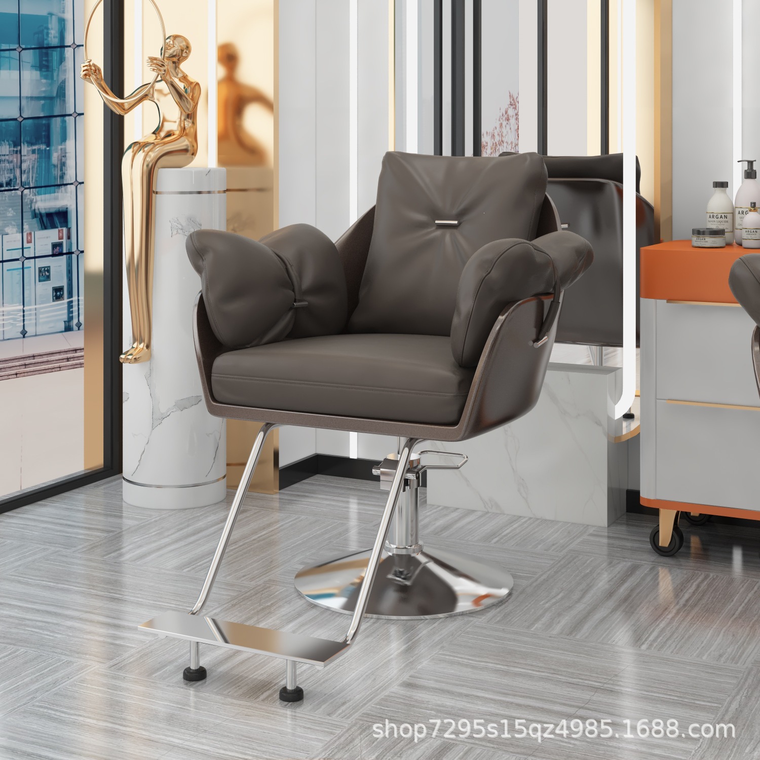 Fábrica directa 3AM silla de peluquería red tienda de marea roja silla barbería salón de corte de pelo silla salón de pelo especial