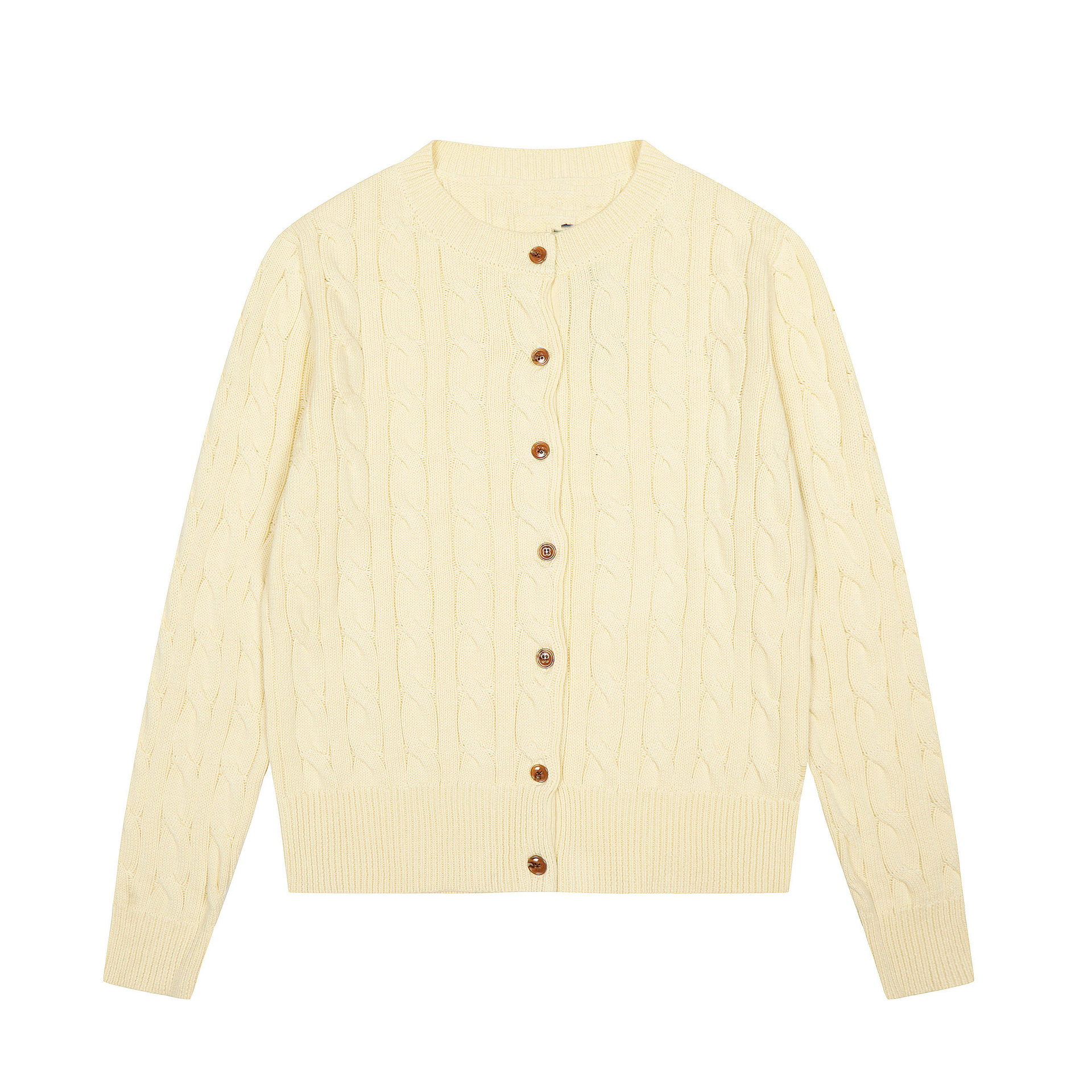 006 LF ホーム秋冬 DS ツイスト刺繍スリムニットセーター優しいレトロレディースカーディガンジャケット