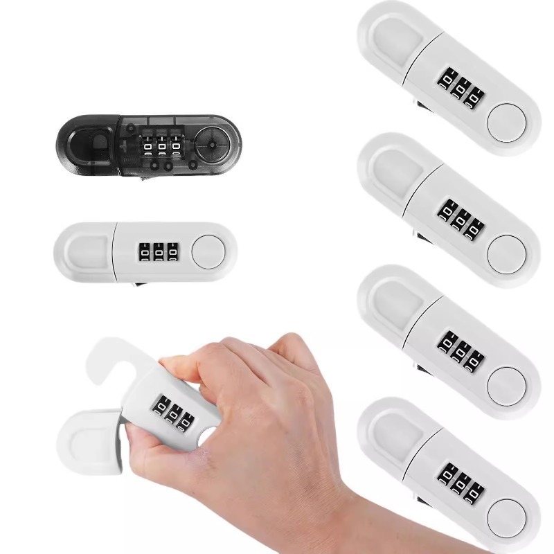 引き出しパスワードロックパンチフリーキャビネットドアチャイルドセーフティロックダブルオープン冷蔵庫ロックオフィス盗難防止ロック|undefined
