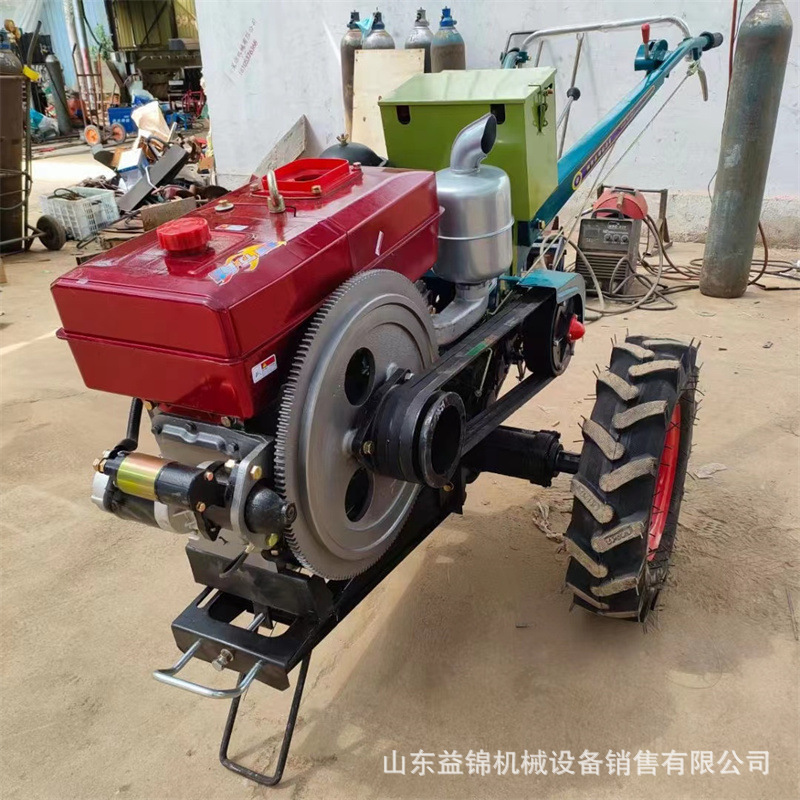 Two-Wheel Rotary Tiller for Water Dryfield, 18-Horsepower Handrail Tractor, Can Be Equipped with a Variety of Agricultural Tools, Handrail Wholesale Price