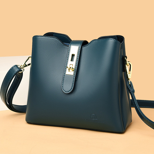 Korean Version Bucket Bag Guinness Kangaroo Brand Multi-layer Women's Bag Shoulder Crossbody Bag Women's Bag High-end Feel Cross-border