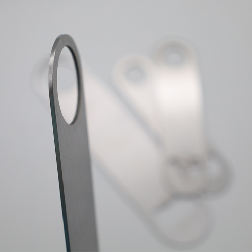 Stainless steel beer bottle opener bottle opener keychain bar soda opener straight handle simple bottle opener LOGO