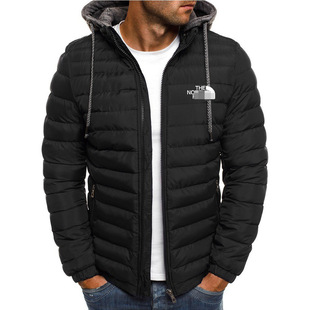 Winter Men's Cotton-Padded Clothes, Casual Warm Hooded Cotton Clothes, Trendyy Fashionable Casual Cotton Clothes, Korean Style Cotton-Padded Jackets, Ready-Made