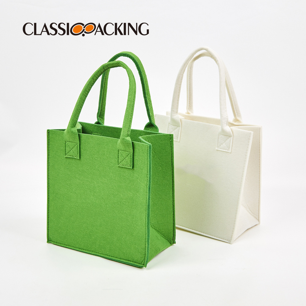 Bolso de fieltro al por mayor de fábrica, bolso de mano, bolso de regalo publicitario de gran capacidad, bolsa de compras, logotipo impreso