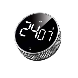 Rotating timer large screen LED LCD electronic timing reminder alarm clock learning kitchen baking countdown timer