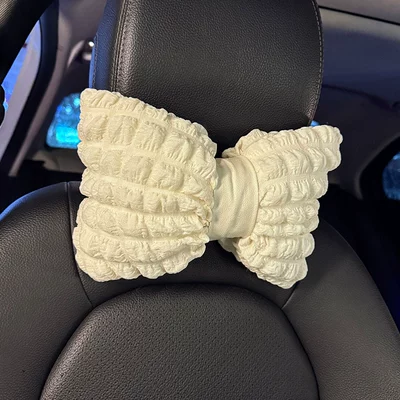 Car Seat Cover, Seat Cushion, Car – Seat cushion, seat cover - jr-puff-white-headrest-single