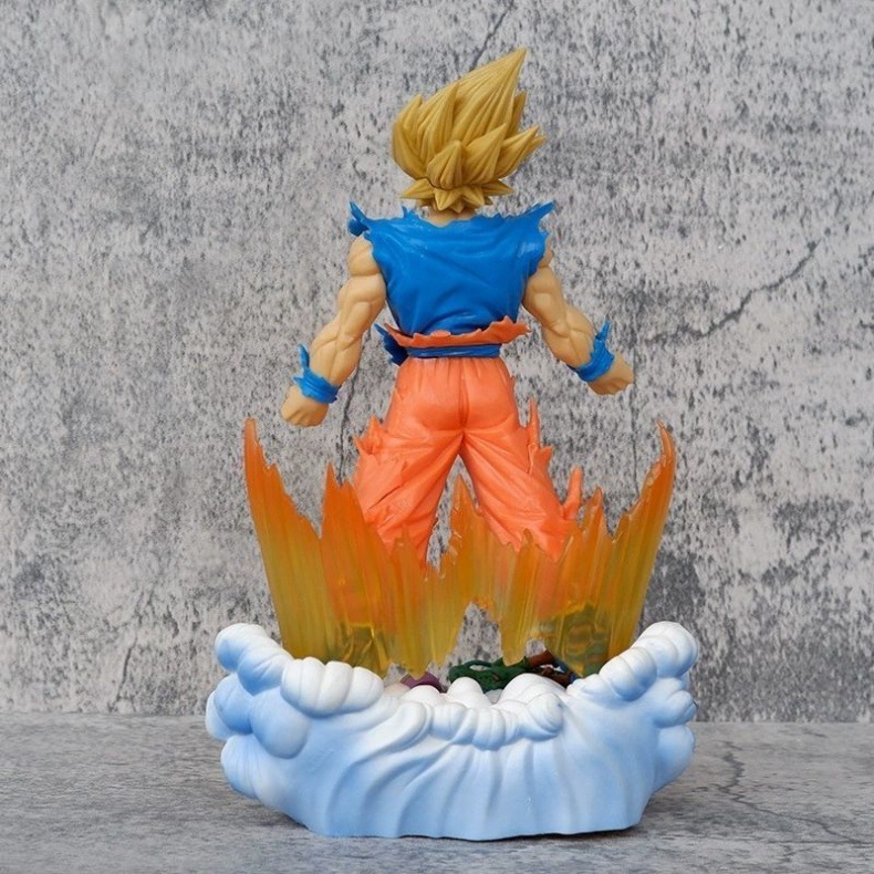 Goku on Blue Cloud