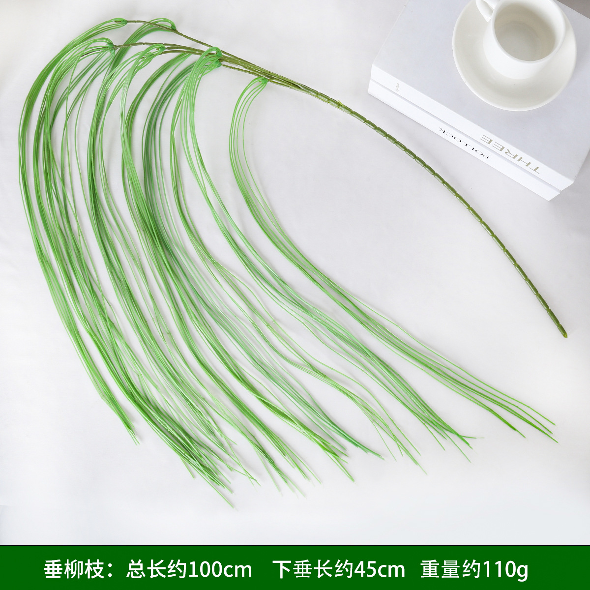 Simulación de sauce plantas nórdicas colgantes sauce agua bambú techo decoración interior árboles falsos plantas de simulación cortina de sueño