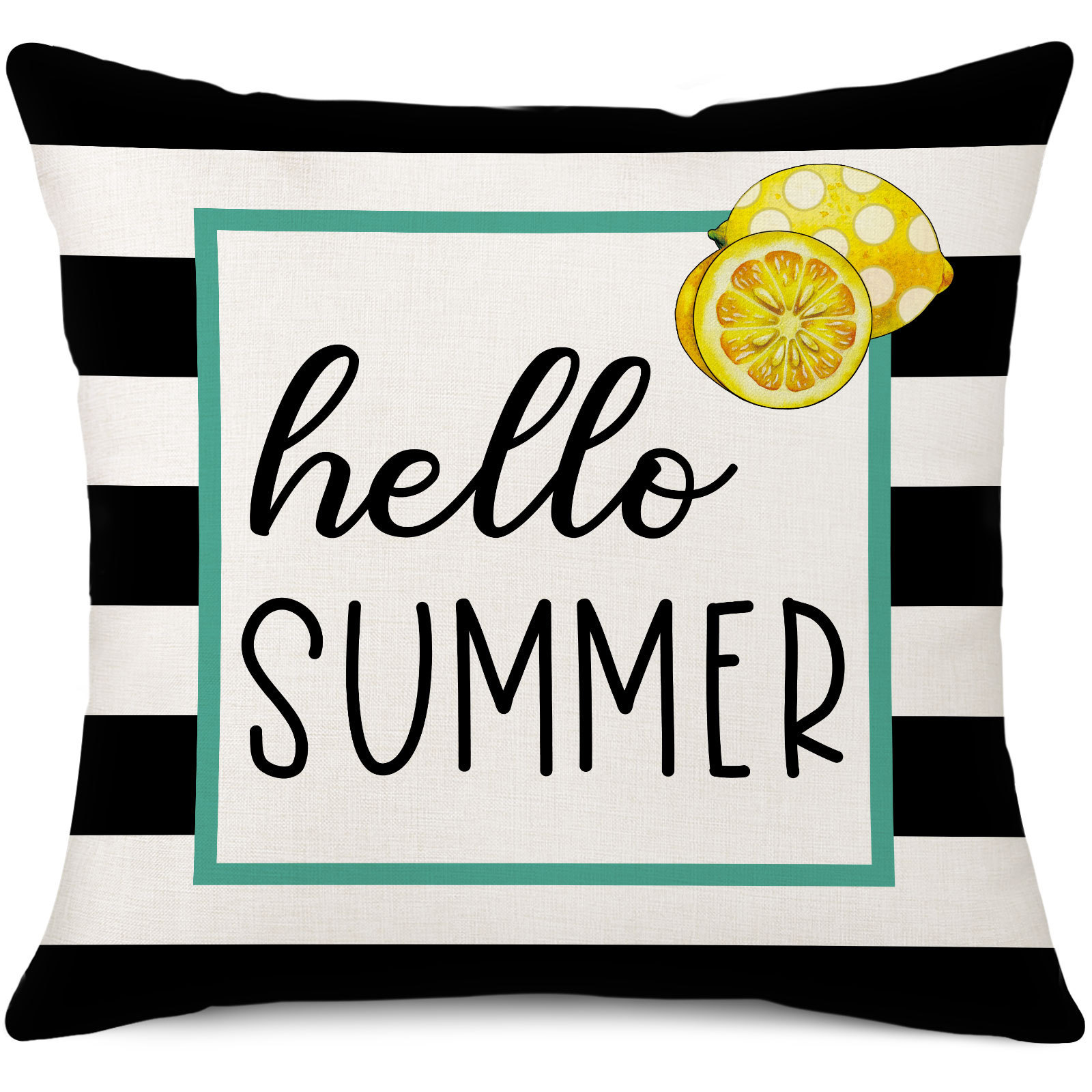 Amazon limón fresco serie de frutas almohada de oficina siesta almohada almohada de casa almohada de cubierta