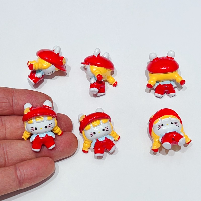 編組 KT 猫 diy 携帯電話チェーンかわいいペンダントかわいいキーホルダーぬいぐるみ漫画人形ペンダントアクセサリー|undefined