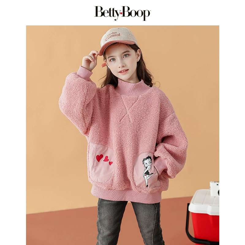 Флисовый толстовка Velvet, тёплое зимнее термобелье, детская одежда, западный стиль, для подростков