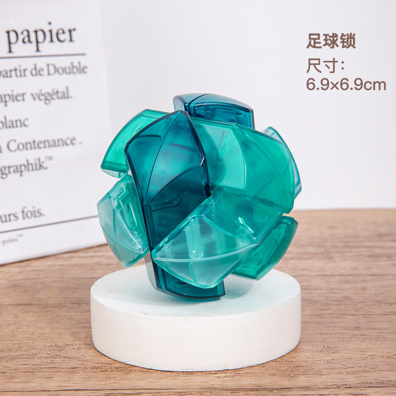 Juego completo de anillos intelectuales de marea nacional, bloques de construcción de espiga y espiga, estudiantes, adultos y niños, desbloquean juguetes educativos, cerraduras Luban, cerraduras Kongming