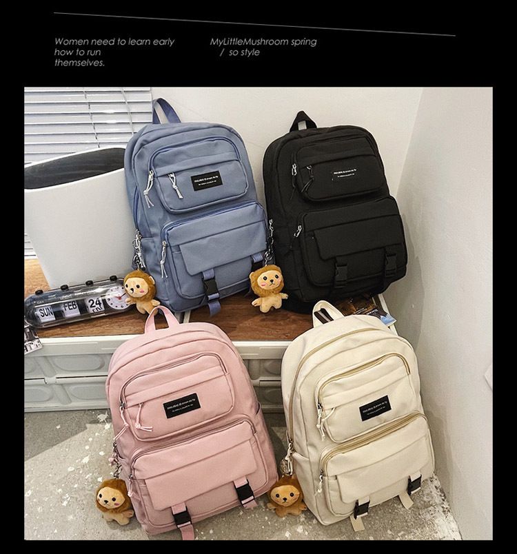Korean version of campus student backpack new trend backpackpicture4