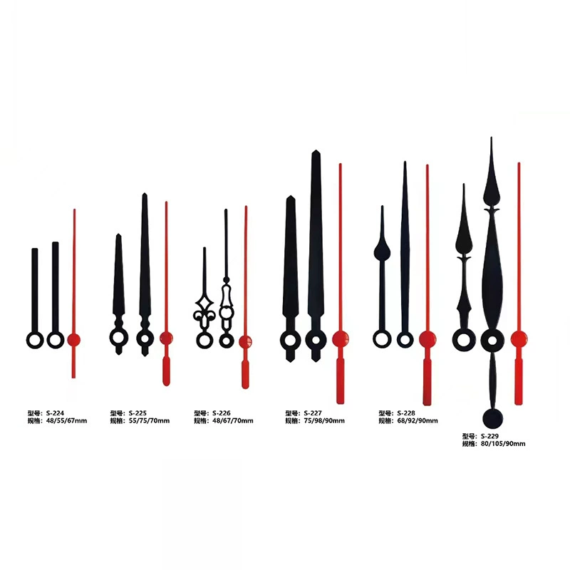 Поставка производителем аксессуаров для часов, настенных часов, будильников, стрелок для часов, наборов пластиковых светящихся стрелок для часов.