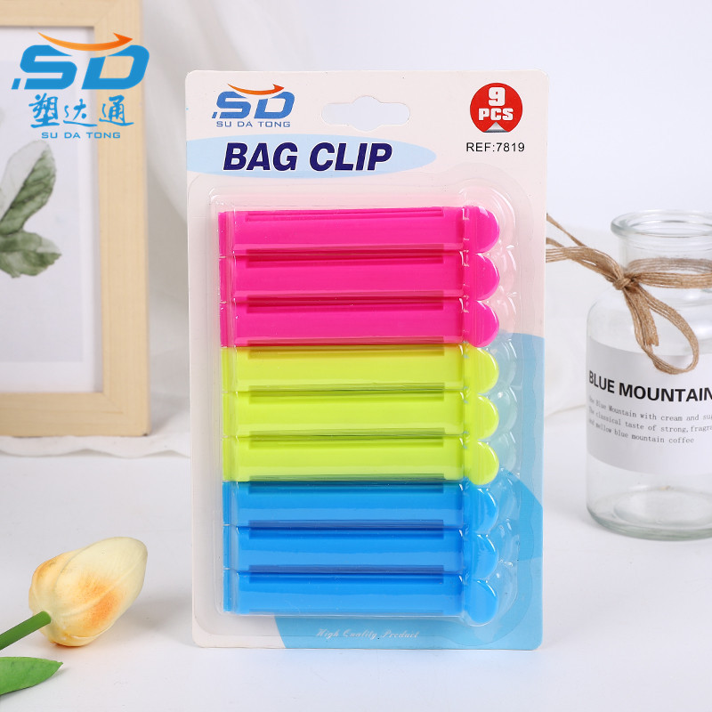 Comida fresca-mantenimiento bolsa de sellado clip bolsa de alimentos a prueba de humedad clip de sellado de leche grande en polvo té snack clip de sellado sin fecha